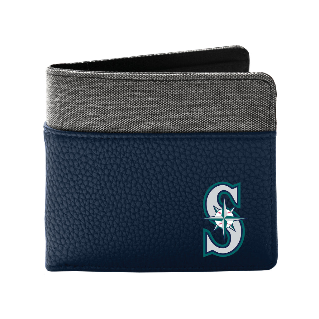 Seattle Mariners Pebble Bifold Wallet - NAVY