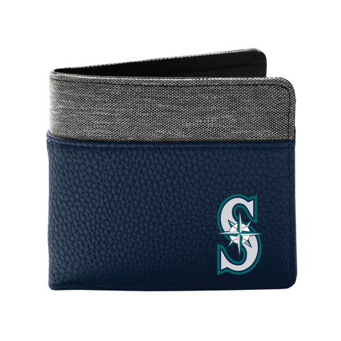 Seattle Mariners Pebble Bifold Wallet - NAVY