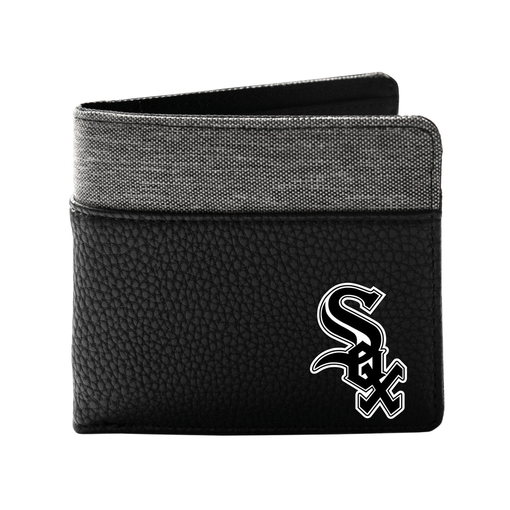 Chicago White Sox Pebble Bifold Wallet - Black