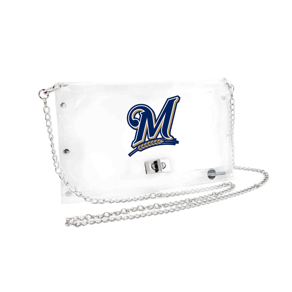Milwaukee Brewers Clear Envelope Purse