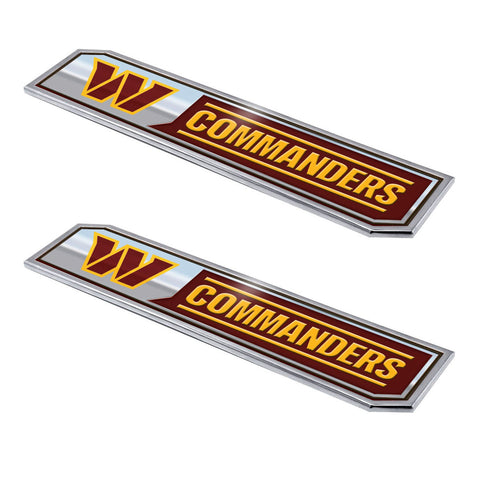 Washington Huskies Commanders Auto Emblem Truck Edition 2 Pack