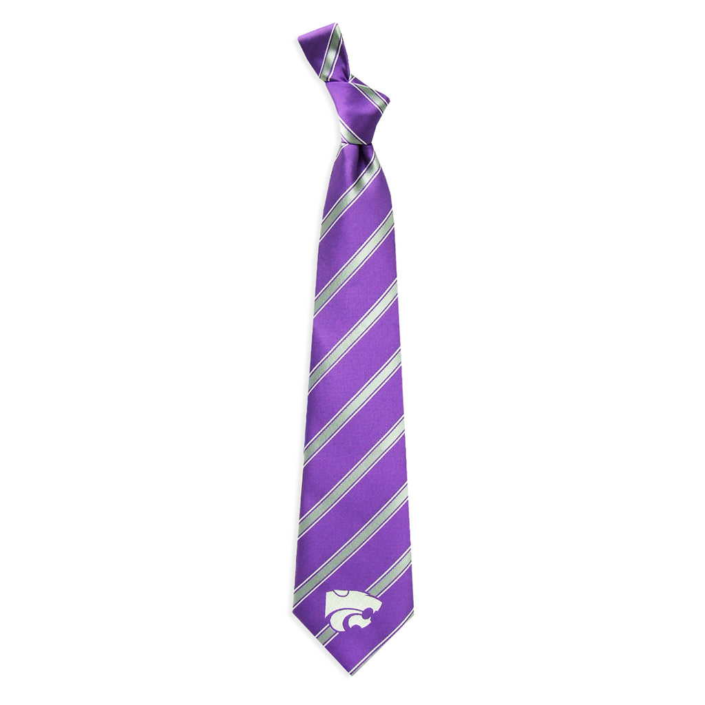  Kansas State Wildcats Woven Poly Neck Tie