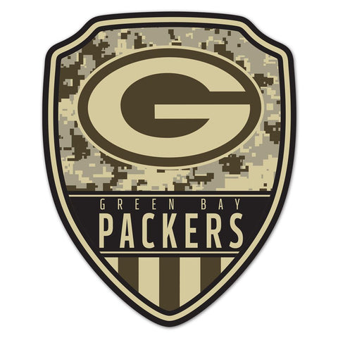 Green Bay Packers s Sign Wood 11x14 Shield Shape