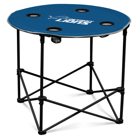 Detroit Lions Round Tailgate Table Alternate Special Order 