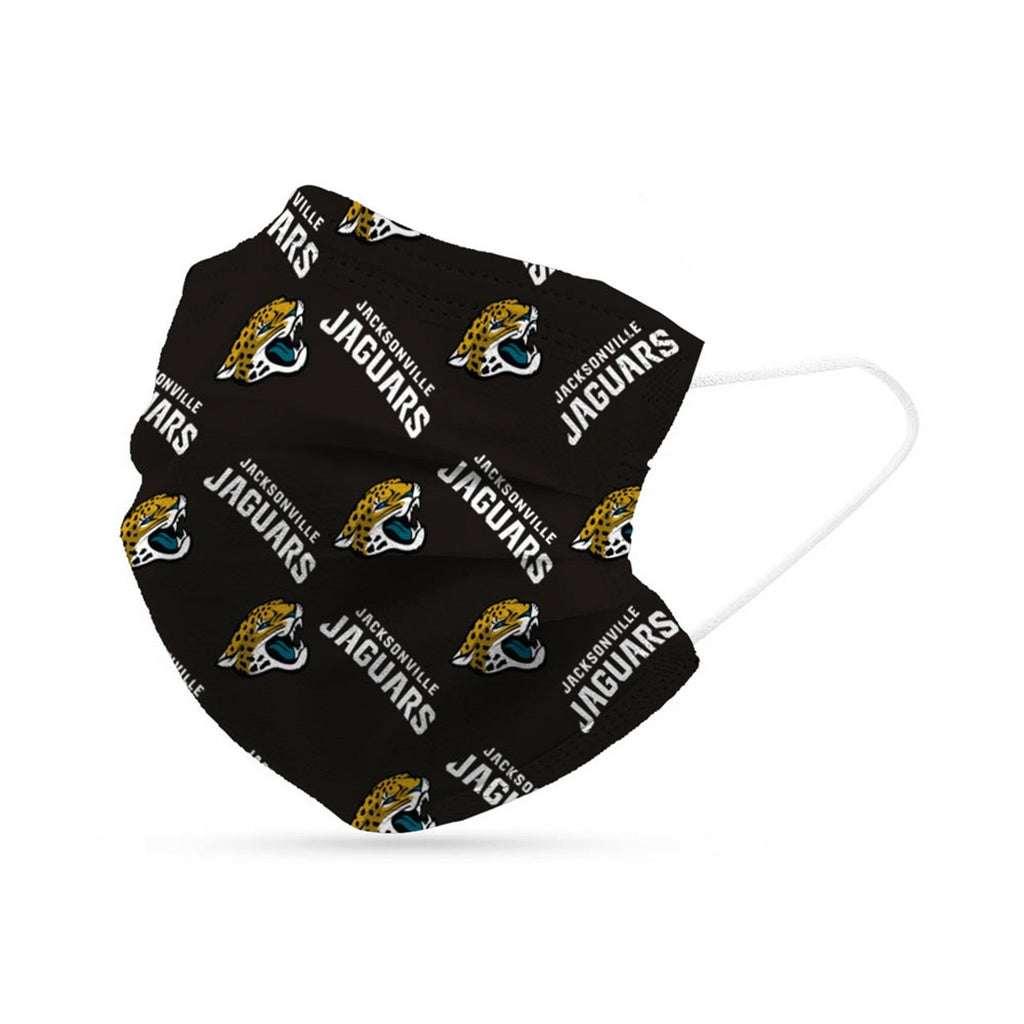 Jacksonville Jaguars Face Mask Disposable 6 Pack