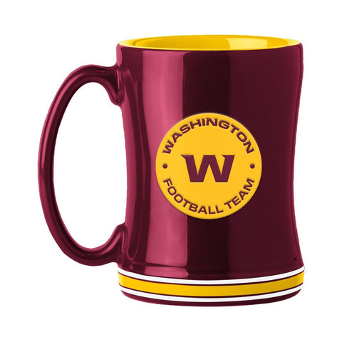 Washington Huskies Football Team Coffee Mug 14oz Sculpted Relief