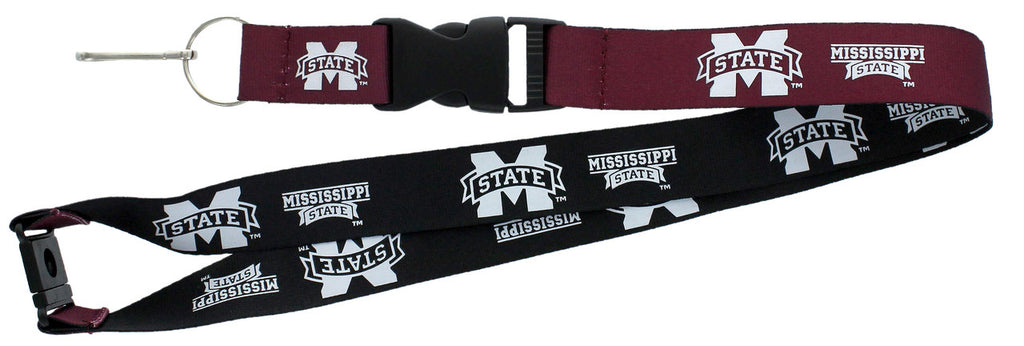 Mississippi State Bulldogs Lanyard Reversible