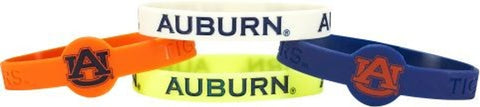 Auburn Tigers Bracelets 4 Pack Silicone Special Order