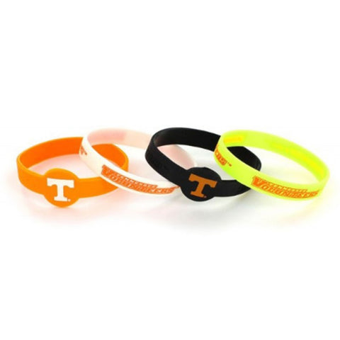 Tennessee Volunteers Bracelets 4 Pack Silicone Special Order