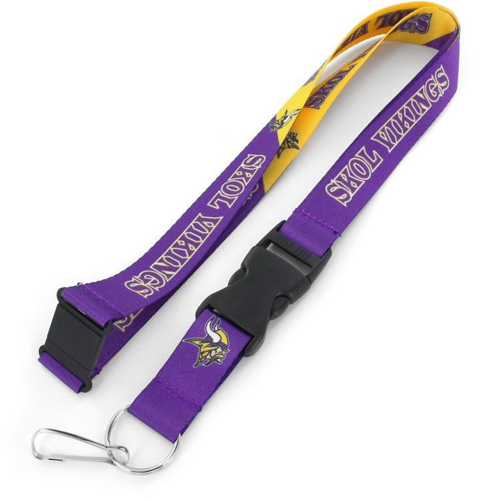 Minnesota Vikings Lanyard Breakaway Style Slogan Design – Fan Shop HQ