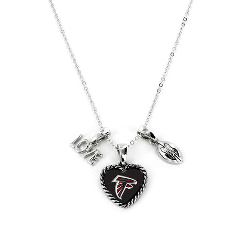 Atlanta Falcons Necklace Charmed Sport Love Football Special Order