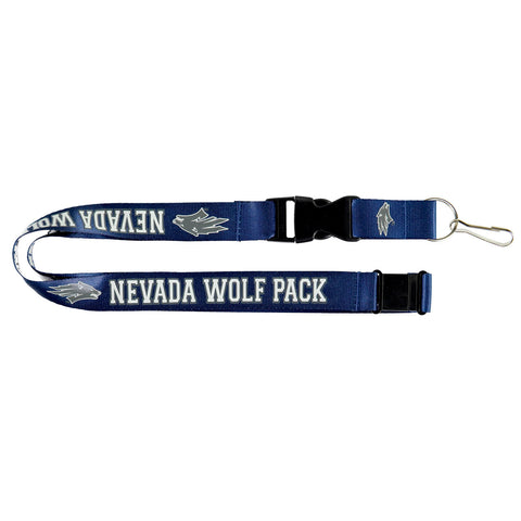 Nevada Wolf Pack Lanyard Navy