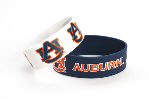 Auburn Tigers Bracelets 2 Pack Wide