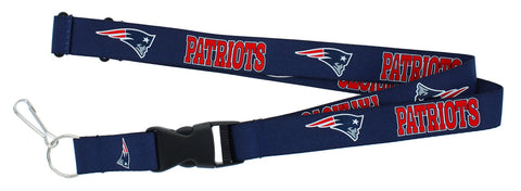 New England Patriots Lanyard Blue