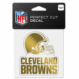 Cleveland Browns Decal 4x4 Perfect Cut