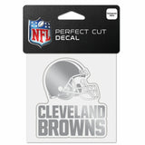 Cleveland Browns Decal 4x4 Perfect Cut