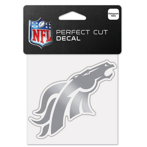 Denver Broncos Decal 4x4 Perfect Cut Special Order