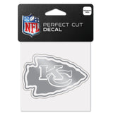 Kansas City Chiefs Decal 4x4 Perfect Cut Special Order