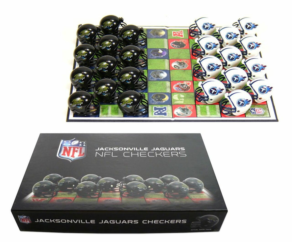 Jacksonville Jaguars Checker Set 