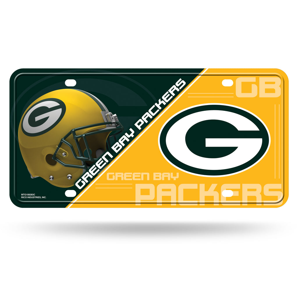 Green Bay Packers License Plate Metal 