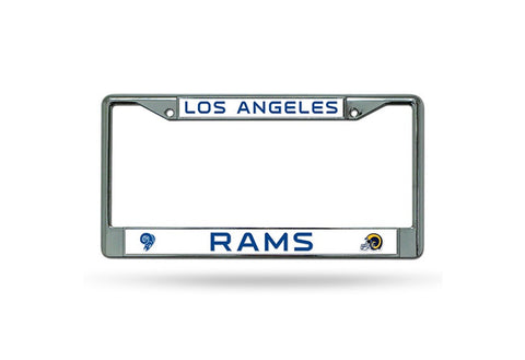 Los Angeles Rams License Plate Frame Chrome Retro Design Special Order