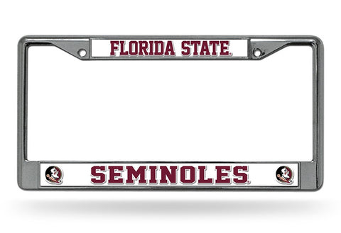 Florida State Seminoles License Plate Frame Chrome
