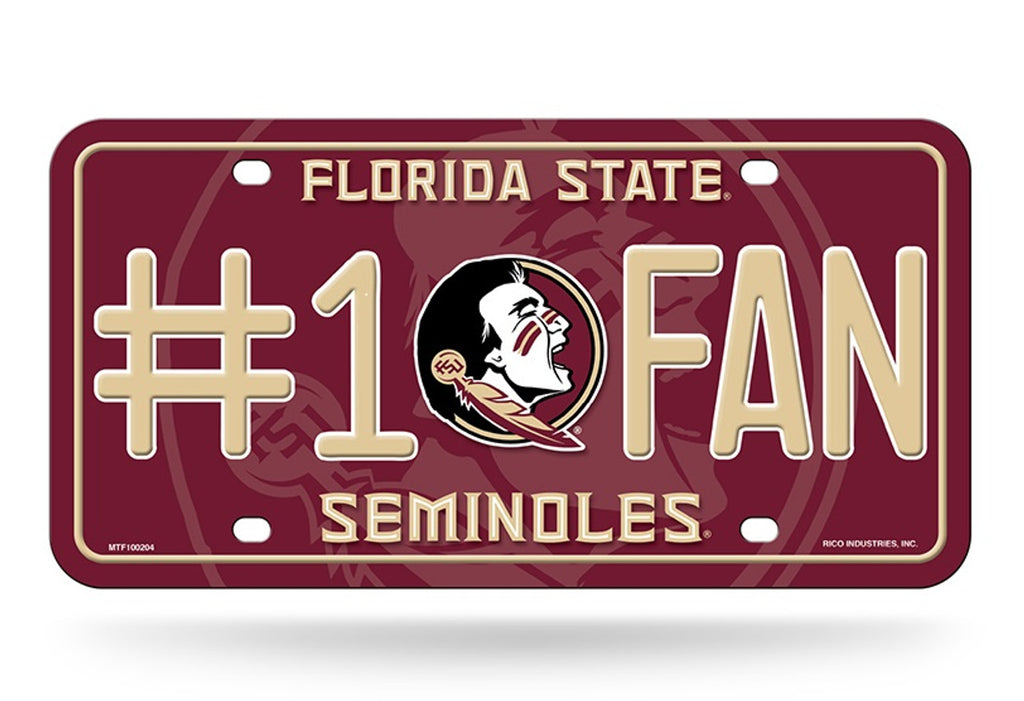 Florida State Seminoles License Plate #1 Fan