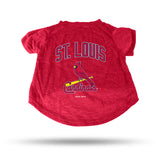 St. Louis Cardinals Pet Tee Shirt Size