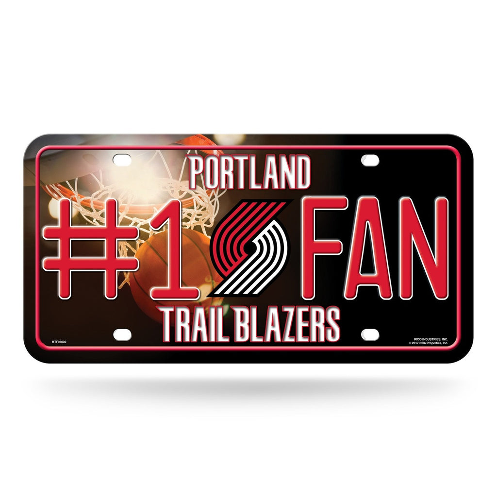 Portland Trail Blazers License Plate #1 Fan Special Order