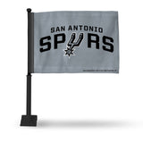 San Antonio Spurs Flag Car Style with Pole Special Order
