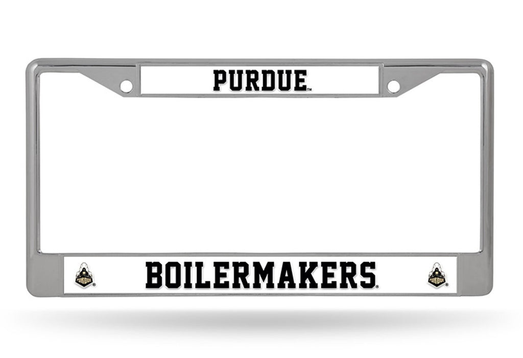 Purdue Boilermakers License Plate Frame Chrome