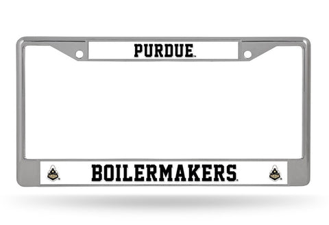 Purdue Boilermakers License Plate Frame Chrome