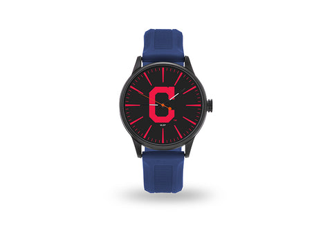 Cleveland Indians Watch Men's Cheer Style with Navy Watch Band Special Order 