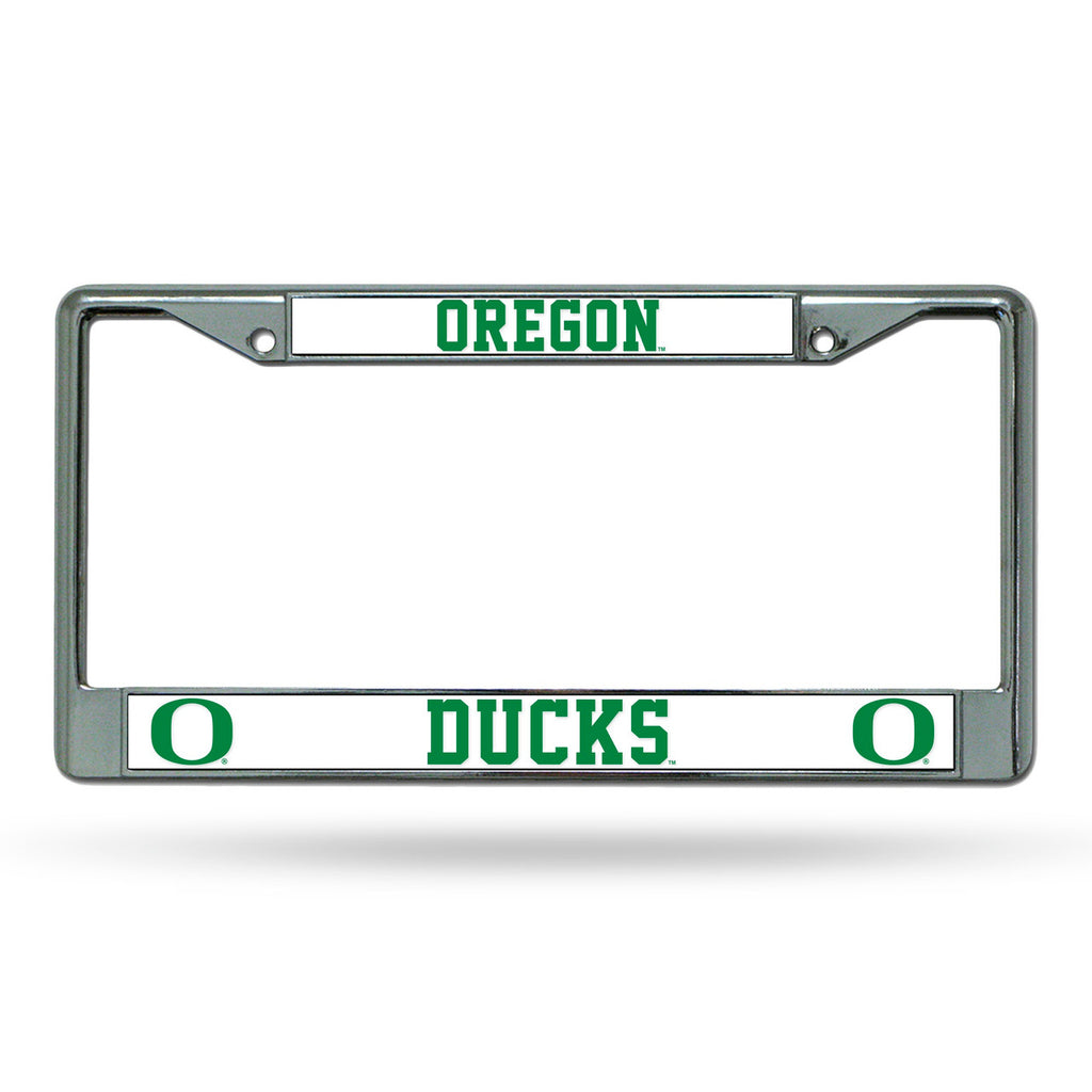 Oregon Ducks License Plate Frame Chrome Special Order