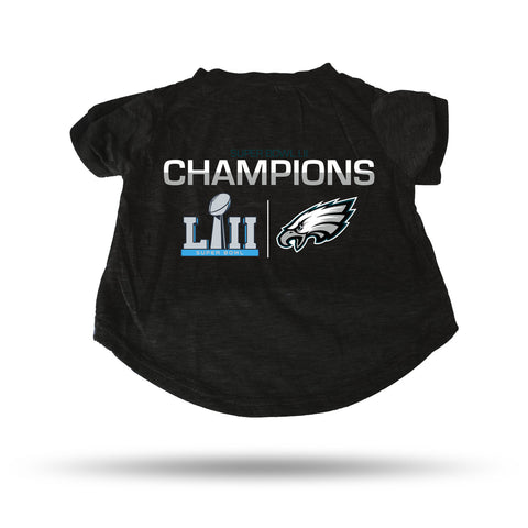 Philadelphia Eagles Pet T Shirt Size Small Super Bowl 52 Champs