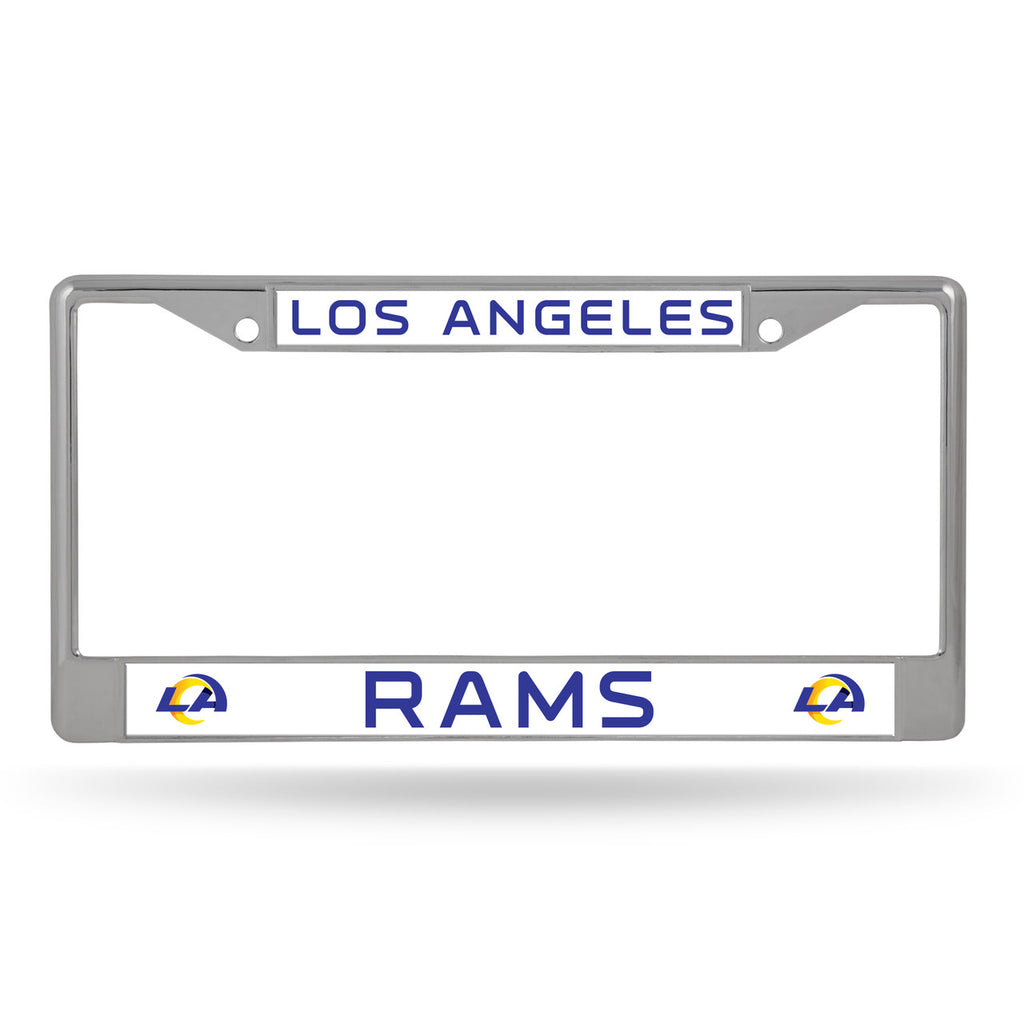 Los Angeles Rams License Plate Frame Chrome