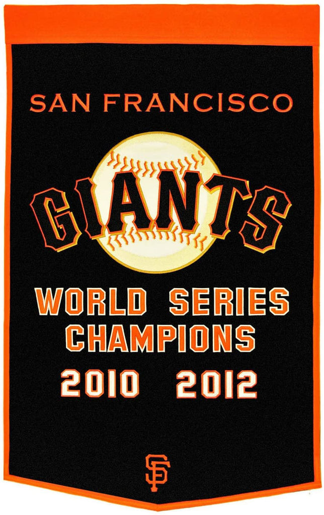 San Francisco Giants Banner 24x36 Wool Dynasty Pre 2012