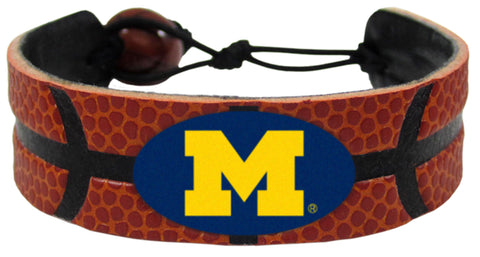 Michigan Wolverines Bracelet Classic Basketball 