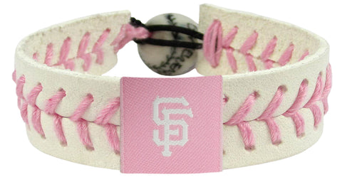 San Francisco Giants Bracelet Baseball Pink 