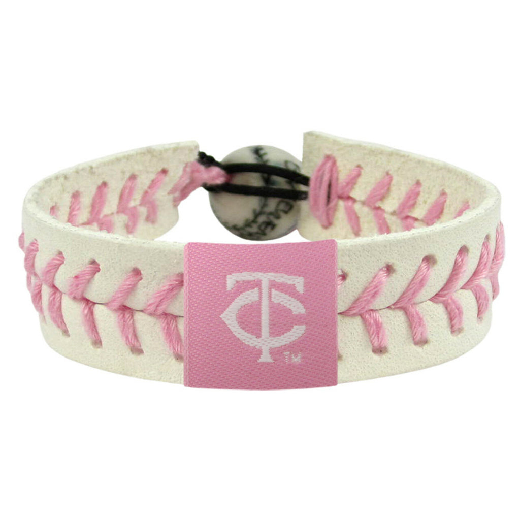 Minnesota Twins Bracelet Baseball Pink 