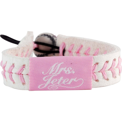New York Yankees Mrs. Jeter/ Pink Jersey Bracelet