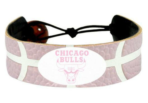 Chicago Bulls Bracelet Pink Basketball 