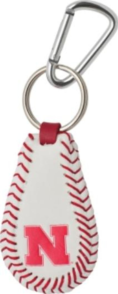 Nebraska Cornhuskers Keychain Classic Baseball CO