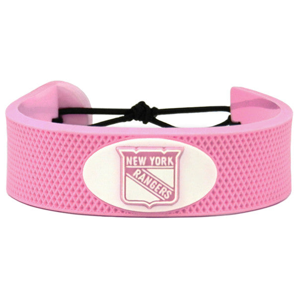 New York Rangers Bracelet Pink Hockey 