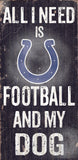 Indianapolis Colts Wood Sign