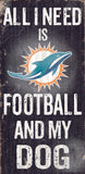 Miami Dolphins Wood Sign