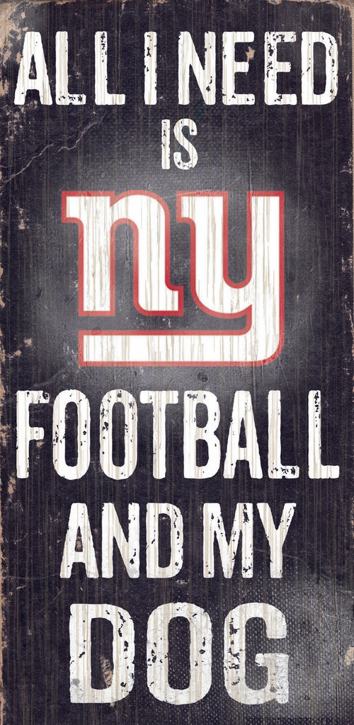 New York Giants Wood Sign