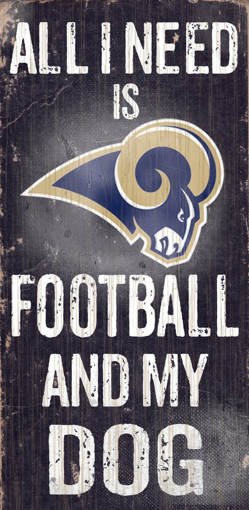 Los Angeles Rams Wood Sign