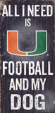 Miami Hurricanes Wood Sign