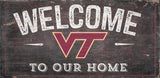 Virginia Tech Hokies Wood Sign